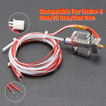Upgrade Ender 3 V2 Neo Extruder Hotend Kit All Metal Hot End Assembly, for Ender 3 V2 Neo/Ender 3 Max Neo/Ender 3 Neo 3D Printer
