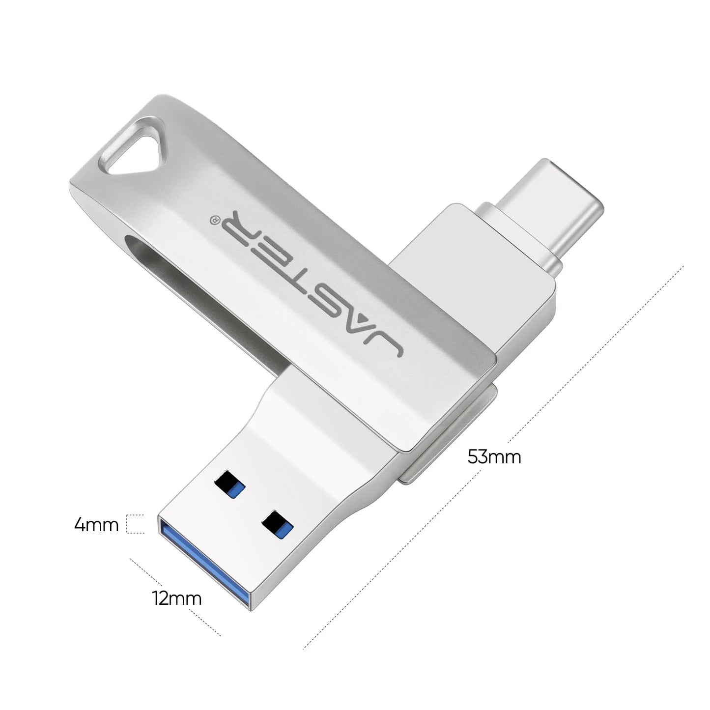 USB 3.0 OTG USB-C Flash Pen Drive Metal Memory Stick Flash Disk 64GB 128GB 256GB USB3.0 Dual C Pendrive TYPE-C Creative Gifts