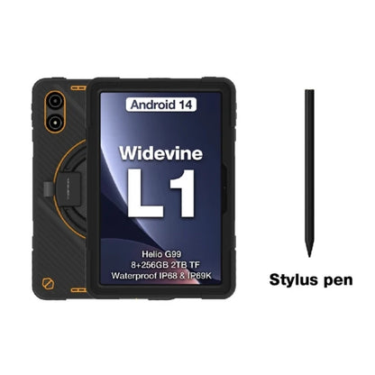AGM P2 Active 11" FHD Rugged Tablet, IP68 Waterproof/Dustproof, 8GB RAM+256GB, Android 14, G99, Widevine L1 P2W Durable Pad