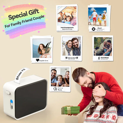 Marklife Thermal Label Printer D110 B21 P15 Mini Protable Bluetooth Adhesive Label Printer Maker For Gift/Diy Creative/Marking