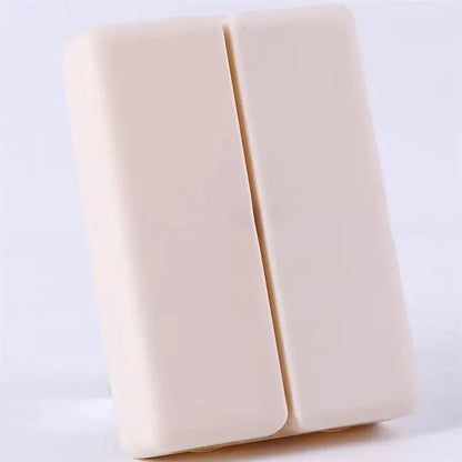 Portable 7-cell Pill Box, Independent Folding Double-layer Storage Box, Magnetic Seven-cell Pill Box