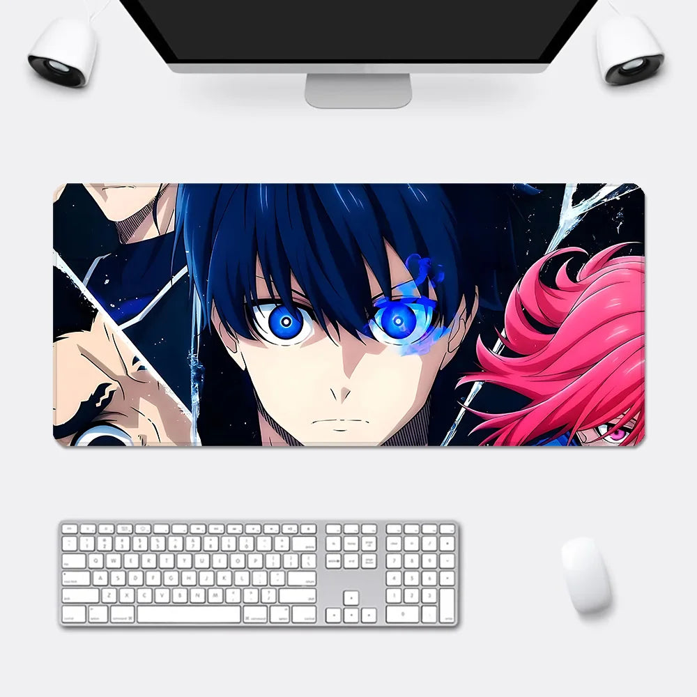 Anime Blue Lock Mousepad HD Printing Computer Gamers Locking Edge Non-slip Mouse Pad XXL90x40cm Keyboard PC Desk Pad