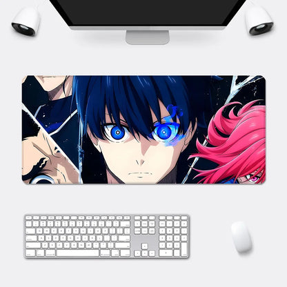 Anime Blue Lock Mousepad HD Printing Computer Gamers Locking Edge Non-slip Mouse Pad XXL90x40cm Keyboard PC Desk Pad