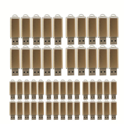 50pcs/lot Metal Usb Flash Drive 128GB Pendrive 64gb Cle High Speed Memoria Usb Stick 32GB 16GB 4GB Pen Drive Free Custom Logo