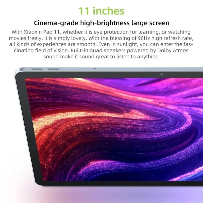 2025 New Global Lenovo Xiaoxin Pad 11 Multi-language Compatible MTK Dimensity 6300 11' 2.5K Screen 7040mAh Android Tablet