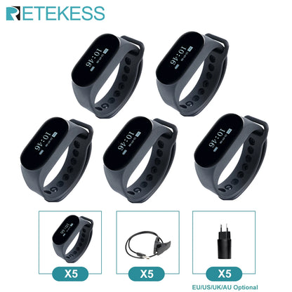 Retekess Restaurant Pager Wireless Waiter Calling System TD112 Waterproof Watch Receiver TD036 Call Buttons For Cafe Bar Club