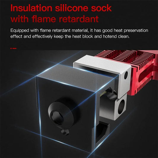 Official Creality Ender 3 V2 Neo Silicone Sock, 5/10PCS 3D Printer Hotend Heater Block Cover  for Ender-3 Max Neo/Ender3 neo