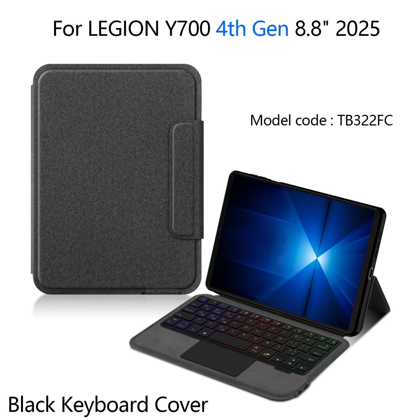 Magic Keyboard For Lenovo Legion Y700 5th 4th 3rd 2nd 1st Generation 8.8inch Gaming Tablet Smart Case Wireless TouchPad Keyboard