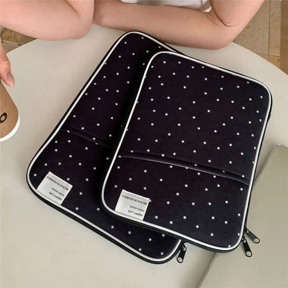 Ins Soft Laptop Sleeve Carring Case 10 11 13.3 Inch Corduroy Laptop Bag Tablet Notebook Pouch for Lenovo Dell Laptop Man Women