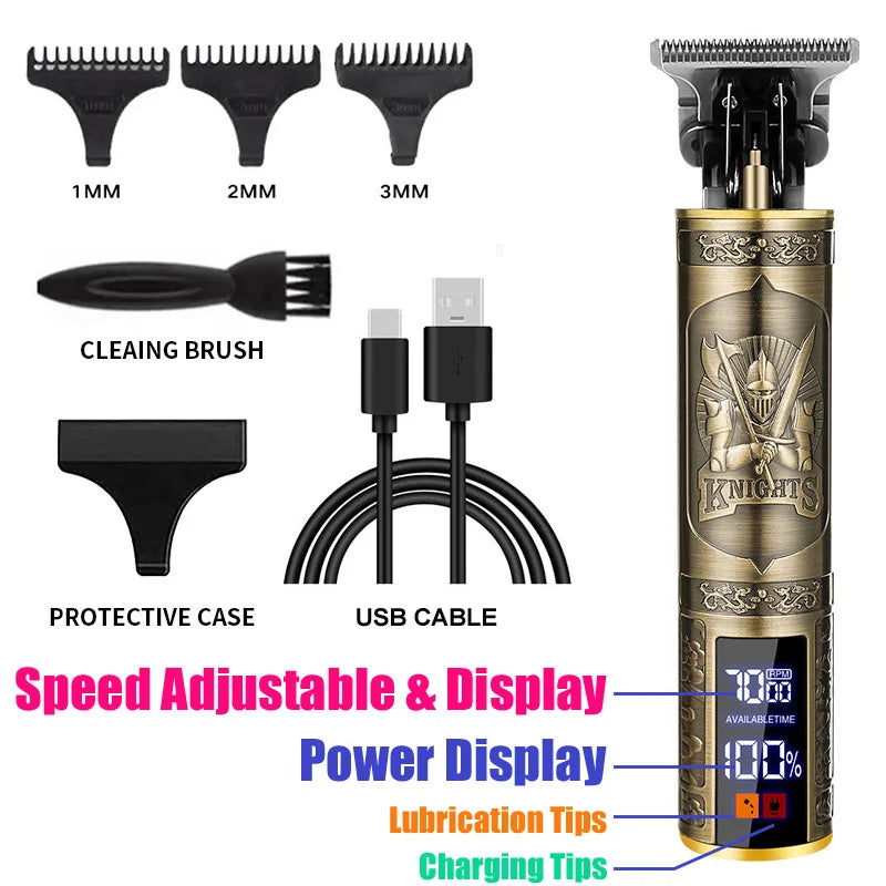 T9 Hair Clipper Repair Beard Shaving Body Hair Trimmer Clippers Corteiz Electric Machine Men Haircut Machine 0mm Barber Shaver