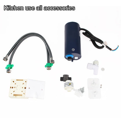 3500/5500W Electric Instant Tankless Heating Hot Water Heater Kitchen Bathroom 3 Second Instantaneous Watering Faucet Shower Tap