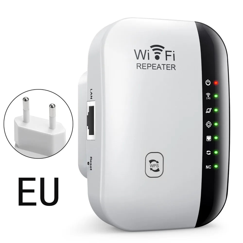 High Quality 300Mbps WiFi Range Extender US/EU/AU/UK 802.11bgn WIFI Repeater 4/7 Lights Wireless WiFi Signal Booster Home