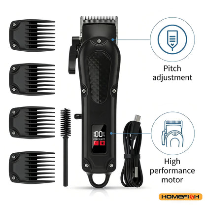 2026Professional USB Rechargeable Hair Clipper & Beard Trimmer, Cordless, Ideal Gift for Men