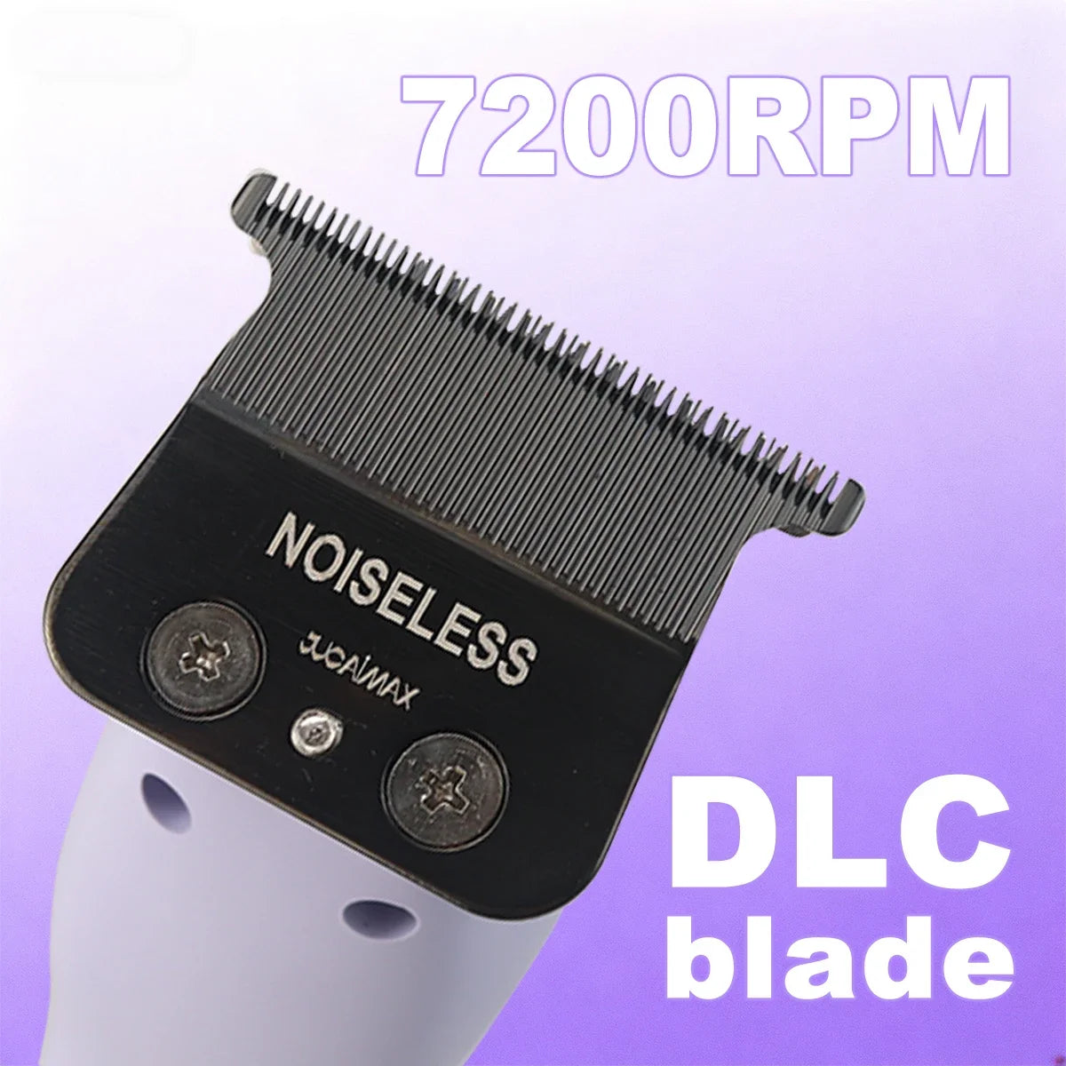 JUCAI MINICANDY JC08 Men's Hair Clipper DLC Zero Gapped Brushless Motor with Base Charger Professional Trimmer Finishing Machine
