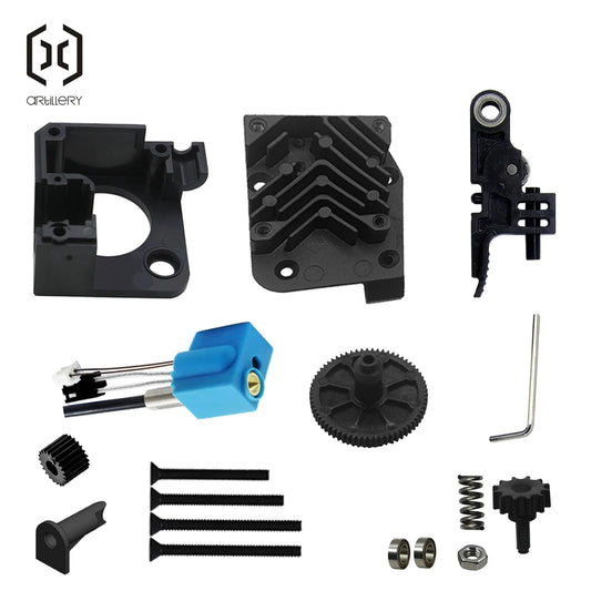 Artiglieria 3D Printer Extruder Gear Conduit Radiator Lock Handle Kit Compatible with X1 X2 Genius Genius pro