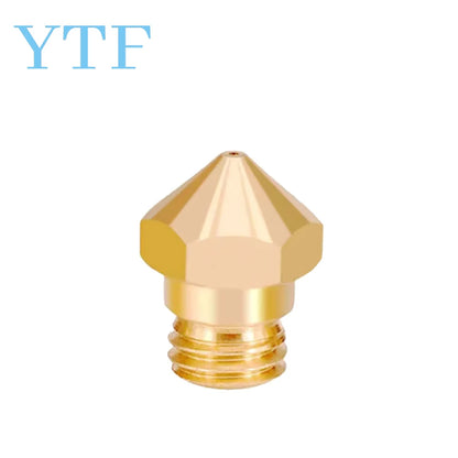 1-50PCS 3D Printers Parts MK10 Nozzle 0.2/0.3/0.4/0.5/0.6/ 0.8mm Copper M7 Threaded Part For Extrusion 1.75mm Filament Brass