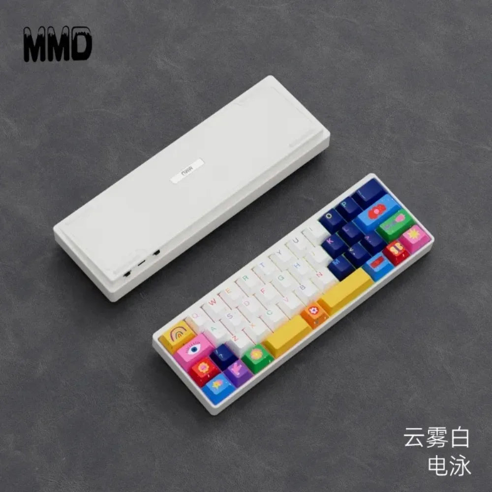 MMD KM40 Mechanical Keyboard Wireless Tri-mode O-Ring Hot-Swap Custom Designer 40% Aluminum Office Gaming Keyboard VIA/QMK Gift