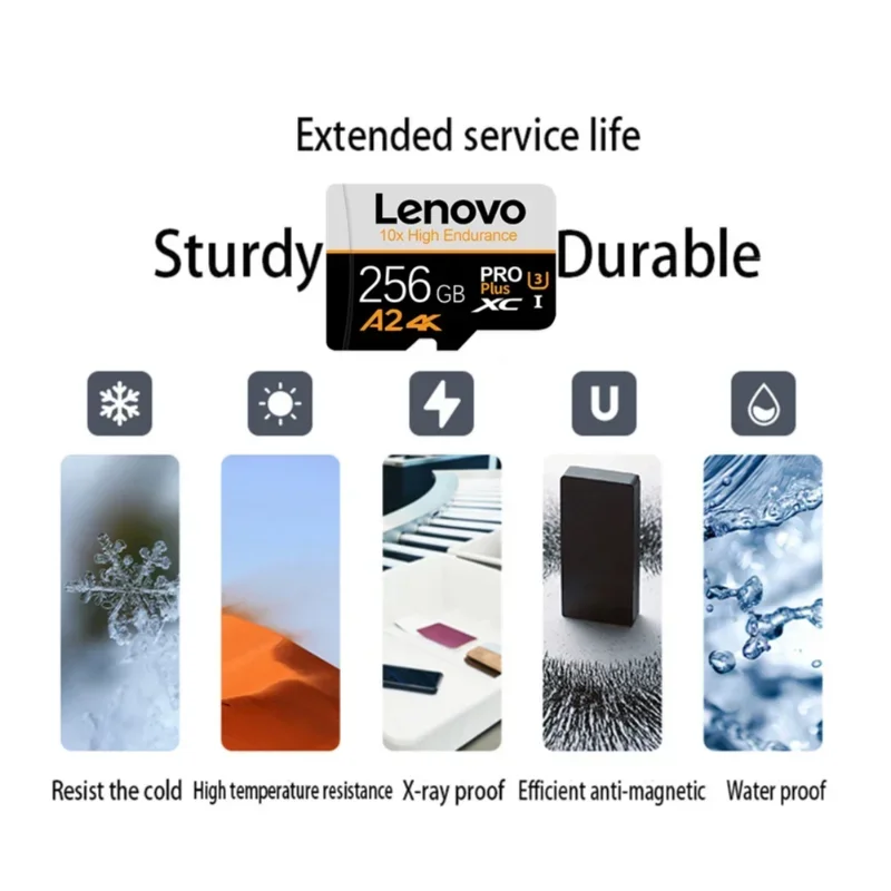 Lenovo High Speed TF Memory Card 2TB Large Capacity Flash Storage Card For Smartphone Camera Monitoring 1TB 512GB 256GB 128GB