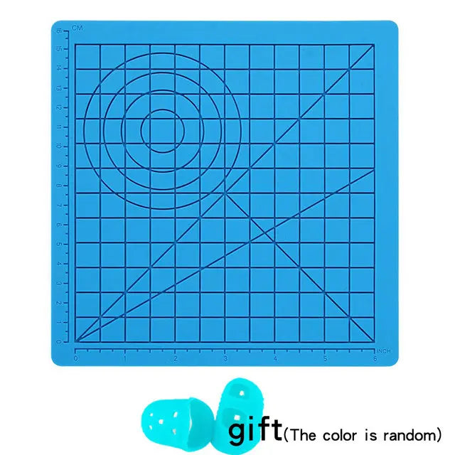 3D Printing Pen Silicone Mat DIY Creative Drawing Template Pad With Heat-proof Finger Sleeve Art Tools Christmas Gift for Kids