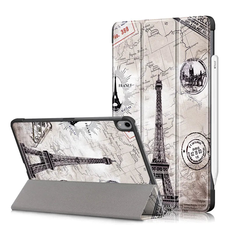 Tablet Funda For iPad Air 11 2024 Case PU Leather Hard Back Magnetic Folding Cover For iPad Air 11 2025 m3 m2 iPad Air 5 4 Case