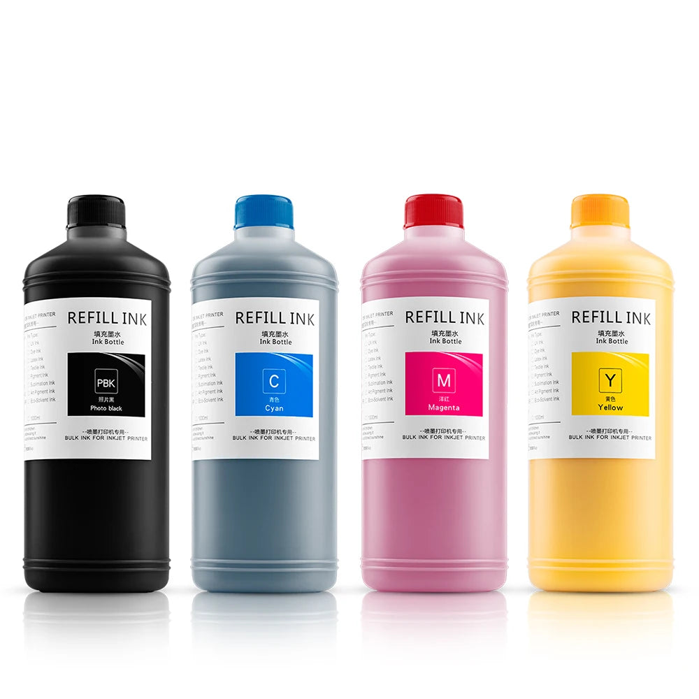 1000ml Pigment Ink For Epson T9451 T9481 T9441 T902XL WF-C5210 WF-C5710 WF-C5290 WF-C5790 WF-C869Ra PX-S884 Printer Waterproof