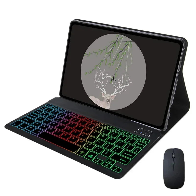 Backlight Keyboard Case For Lenovo Xiaoxin Pad 11 2025 11 Inch Tablet Cover For Lenovo Xiaoxin Pad 11 2025 TB335FC Teclado Funda