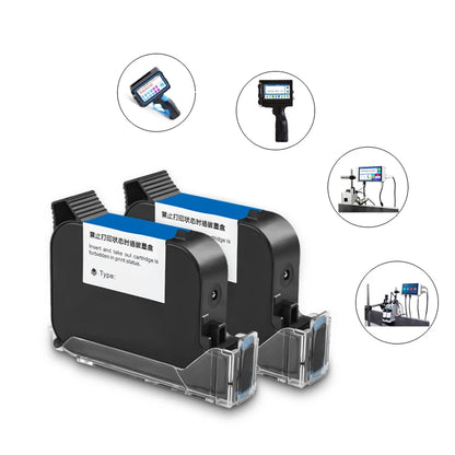 Solvent Black TIJ Ink Cartridge for Handheld Inkjet Printer