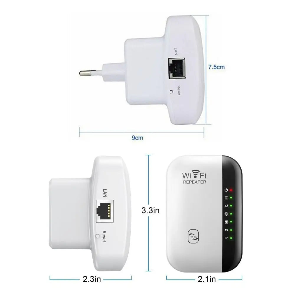 High Quality 300Mbps WiFi Range Extender US/EU/AU/UK 802.11bgn WIFI Repeater 4/7 Lights Wireless WiFi Signal Booster Home