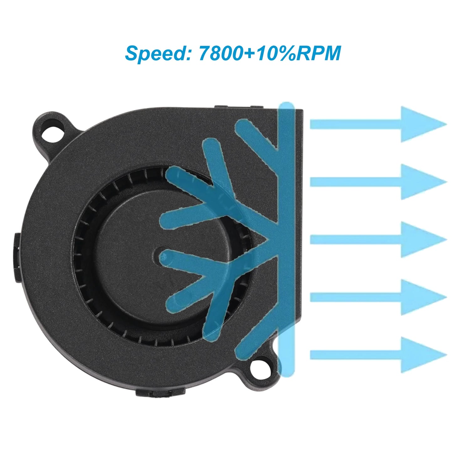 50x50x15mm Blower Cooling Fan for Bambu Lab X1 X1C Combo P1 P1P P1S 3D Printer Rapid Silent Drum Fan with Double Ball Bearings
