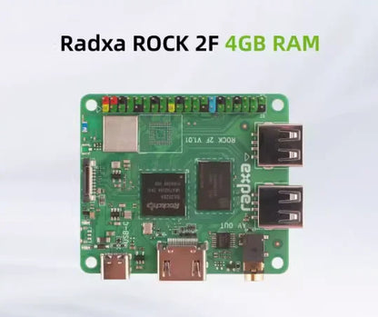 Radxa ROCK 2F delivers quad-core RK3528A performance with GPU and 4K HDMI output for media applications
