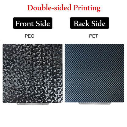 PEO PET PEI Sheet for Artillery Genius/Hornet Build Plate Genius Pro Heat Bed Spring Steel Sheet Double Side for Anycubic Kobra2