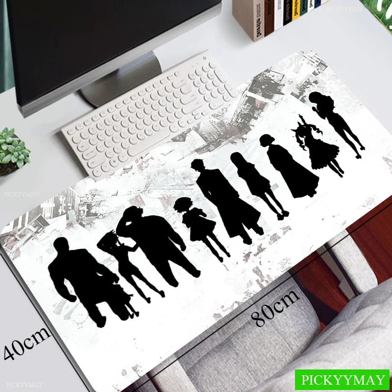 Steins Gate Mouse Pad Gamer Pad Big Gaming Mousepad XL Mouse Mat Keyboard Mat Desk Mat Table Carpet Mausepad Computer Laptop Pad