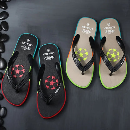 Flip Flops Men's Slippers Summer Fashion Wear Antiskid 2022 New Korean Fashion Personality Casual Beach Sandals Luxury Slides