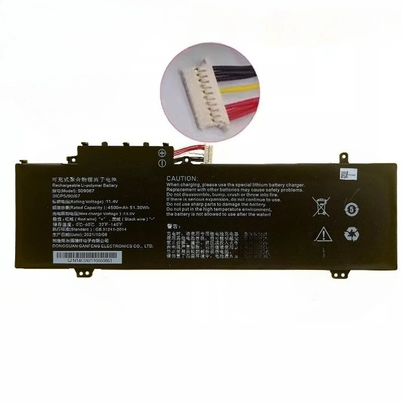 5376275P NV-509067-3S UTL-509068-3S Laptop Battery for Gateway GWTN141 GWTN156 GWNC31514 51416 GWNR71517 5376275P 11.4V 4500mAh