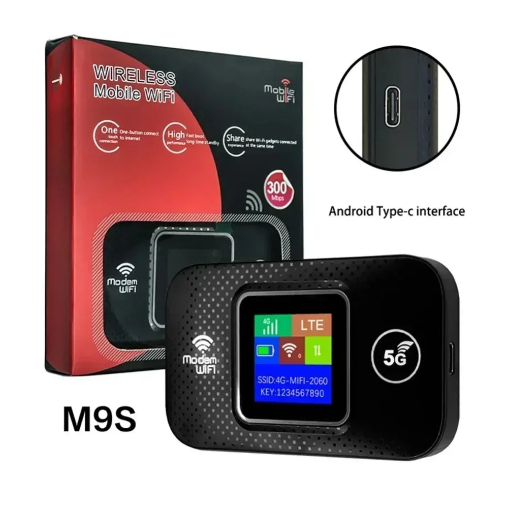 4G  WiFi 6 Mobile Hotspot Router Support 10 Users with SIM Card Slot Wireless Router Portable WiFi Hotspot for Home Travel