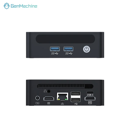 GenMachine AMD Ryzen 7 7840U Mini PC 5.1GHz 28W 8 Core 16 Thread Windows 11 DDR5 24G 6400Mhz 2.5G LAN USB4 WIFI6 Mini Pc Gaming