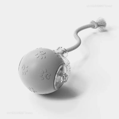 POPO Smart Automatic Cat Teasing Ball Indoor Pet Interactive Rolling Ball Electric Pet Ball Toy Simulated Tail For Cats