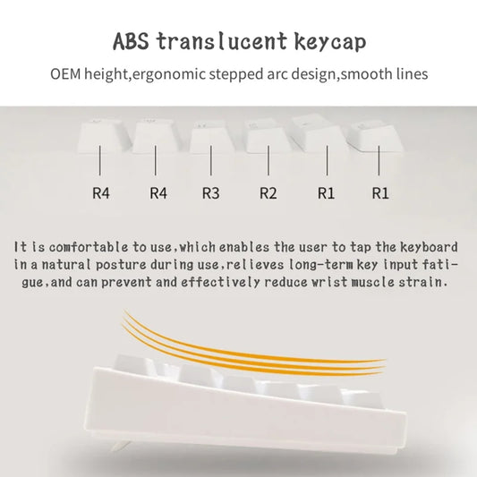 108 Keys Mechanical Keyboard Keycaps Brazilian Abnt2 Layout Keycap OEM Profile ABS Keycaps Double Shot Backlit Minimalism Key Ca