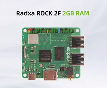 Radxa ROCK 2F delivers quad-core RK3528A performance with GPU and 4K HDMI output for media applications