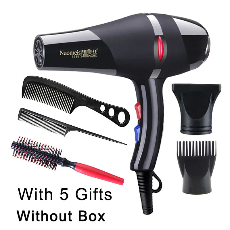 Hair Dryer Professional Powerful Hair Dryer Fast Heating Hot And Cold Adjustment Ionic Air Blow Dryer with Air Collecting