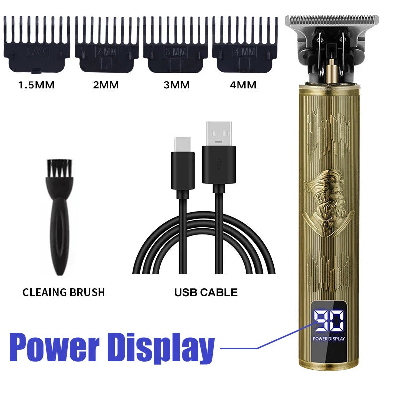 T9 Hair Clipper Repair Beard Shaving Body Hair Trimmer Clippers Corteiz Electric Machine Men Haircut Machine 0mm Barber Shaver