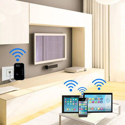High Quality 300Mbps WiFi Range Extender US/EU/AU/UK 802.11bgn WIFI Repeater 4/7 Lights Wireless WiFi Signal Booster Home