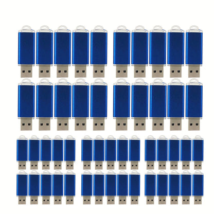 50pcs/lot Metal Usb Flash Drive 128GB Pendrive 64gb Cle High Speed Memoria Usb Stick 32GB 16GB 4GB Pen Drive Free Custom Logo