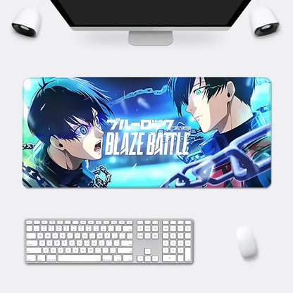 Anime Blue Lock Mousepad HD Printing Computer Gamers Locking Edge Non-slip Mouse Pad XXL90x40cm Keyboard PC Desk Pad