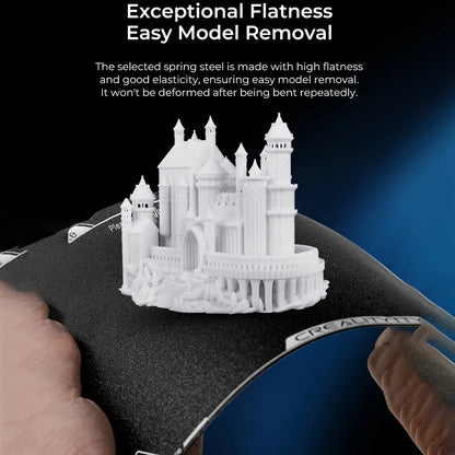 Creality K1C PEI Build Plate/ Smooth PEI Build Plate Without Soft Magnetic Sticker 235x235mm Printing Platform Board Frosted