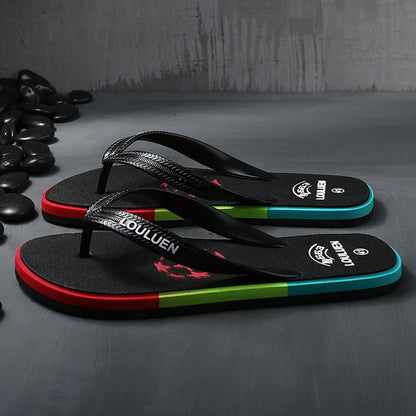 Flip Flops Men's Slippers Summer Fashion Wear Antiskid 2022 New Korean Fashion Personality Casual Beach Sandals Luxury Slides