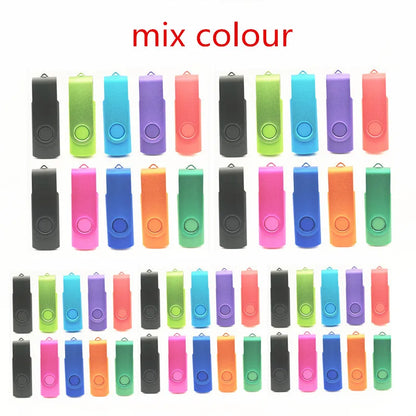 50pcs/lot Metal Usb Flash Drive 128GB Pendrive 64gb Cle High Speed Memoria Usb Stick 32GB 16GB 4GB Pen Drive Free Custom Logo