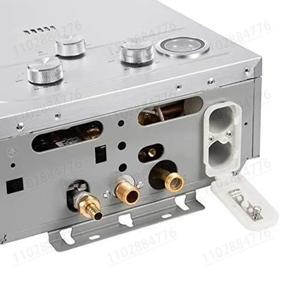 DIVEDEER 8L/12L/16L/18L Domestic Portable Vertical Water HeaterWall Mounted LPG Water HeaterDigital DisplayFast Heating