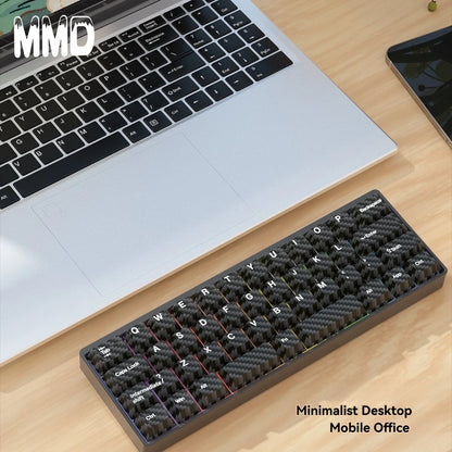 MMD KM40 Mechanical Keyboard Wireless Tri-mode O-Ring Hot-Swap Custom Designer 40% Aluminum Office Gaming Keyboard VIA/QMK Gift