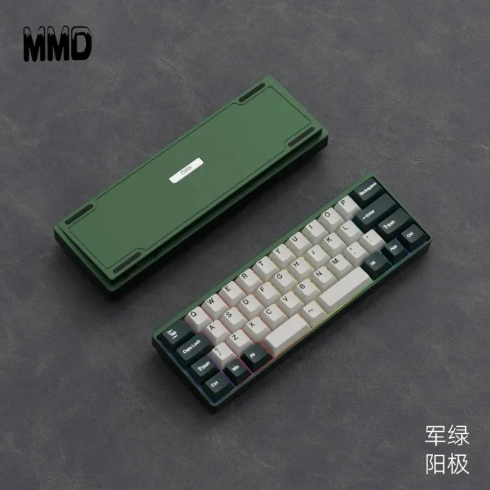 MMD KM40 Mechanical Keyboard Wireless Tri-mode O-Ring Hot-Swap Custom Designer 40% Aluminum Office Gaming Keyboard VIA/QMK Gift